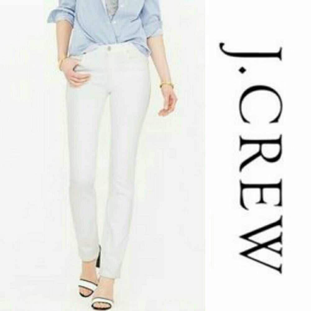 J CREW Matchstick Jeans WHITE Jeans👌